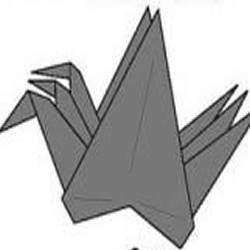 千纸鹤的折法图解 一次折出3只千纸鹤